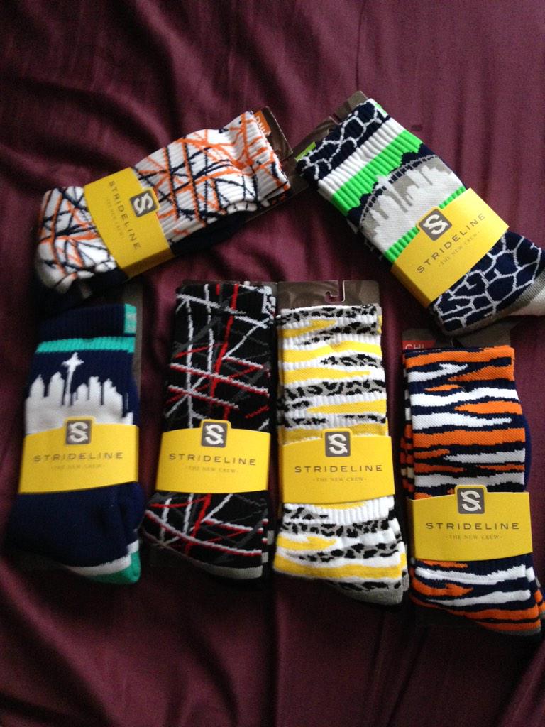 SickestSocks's tweet photo. Really love these new socks. Thank you @Strideline . If you're crazy about socks like I am, you have to get a pair! http://t.co/CPdKOyxklY