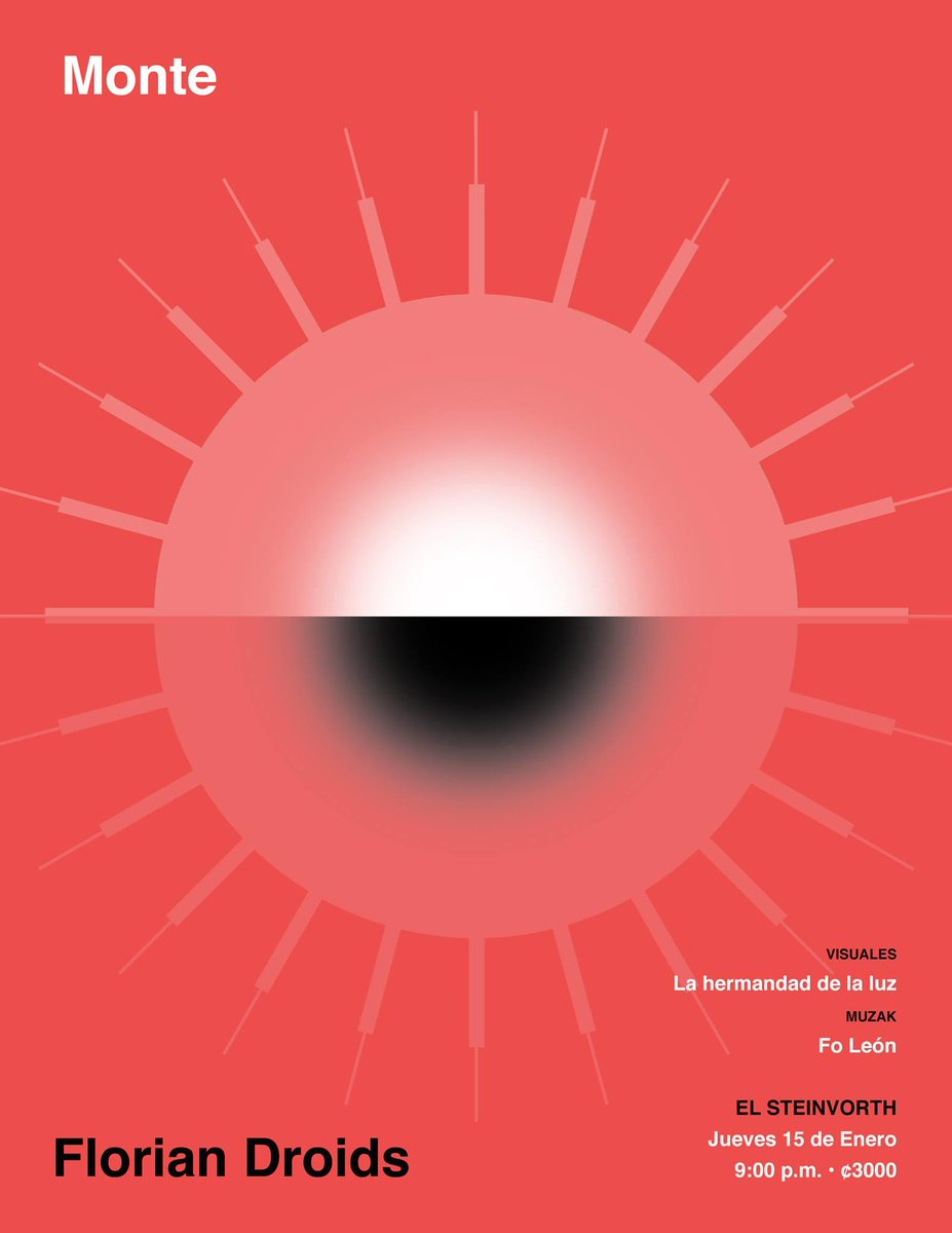 Mañana <a href="/MonteMusica/">Monte</a> y <a href="/floriandroids/">Florian Droids</a> en El <a href="/Steinvorth/">El Steinvorth</a> a las 9pm
¢3mil
#ChivoChivo