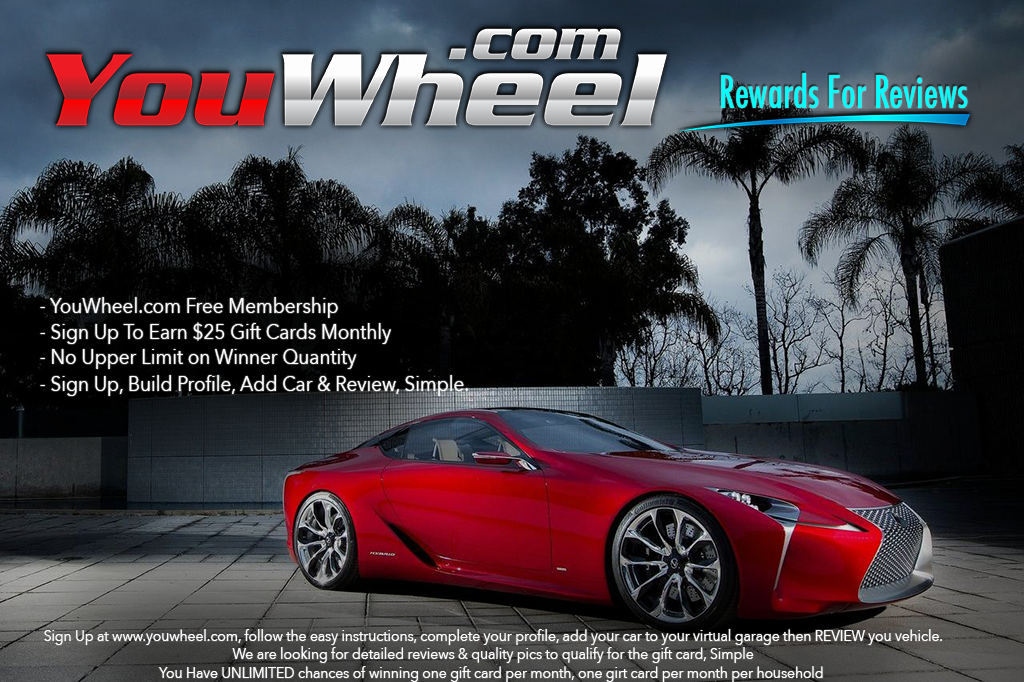 You_Wheel's tweet photo. You love your #car, plain & simple, so why not #review it on our site: http://t.co/CXHYjfekbr #GiftCardPromotion http://t.co/ZLlfRoN69X