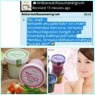 mawarntShop's tweet photo. Lulur ice cream, pemakaian 2 minggu Rutin bikin tubuh kamu Putih Permanent Pin:27bb076a/ 082273283579 http://t.co/7qhEhOTJEc"