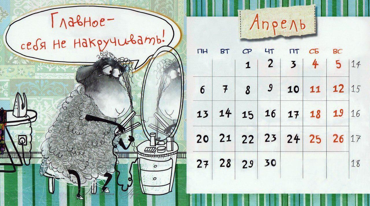 Календарь с прикольными картинками