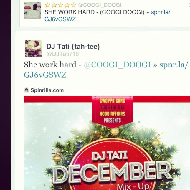 COOGI_DOOGI's tweet photo. #SheWorkHARD π @DJTati718 x @HOODAFFAIRSDVD x @spinrilla http://t.co/b7R8hLWWbx