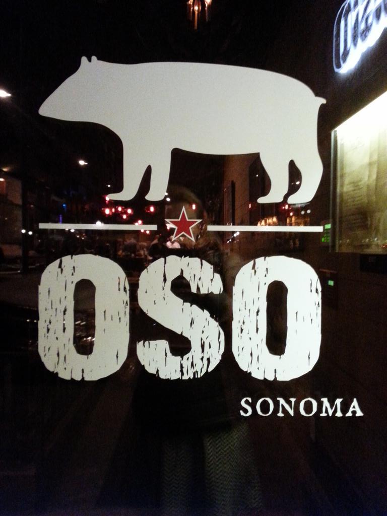 AWESOME dinner <a href="/ososonoma/">OSO Sonoma</a> - '11 <a href="/GrosVentreWines/">Gros Ventre Cellars</a> #BaranoffVineyard #PinotNoir &amp; '13 #Zapaltas #SauvignonBlanc. #WINE