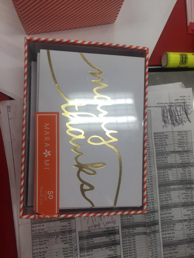 Love when I have to get a new box thank yous! #LoveMyTeam #ThanksForBeinTheBomb <a href="/Ryan_E_Hartman/">Ryan</a>