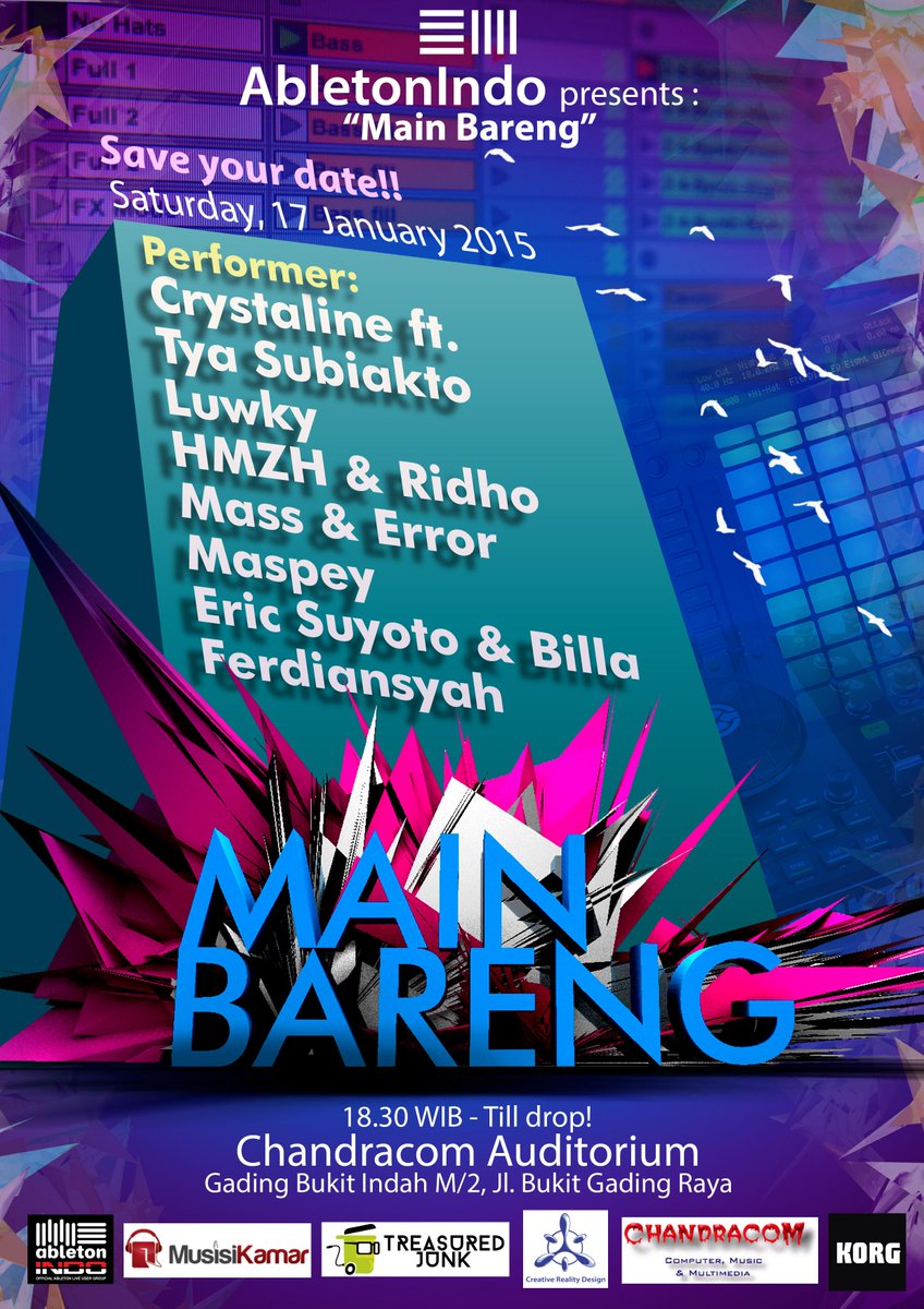 Event Main Bareng pada hari Sabtu ini akan diadakan di <a href="/ChandraComID/">ChandraCom</a> bring your friends guys!! #MainBareng