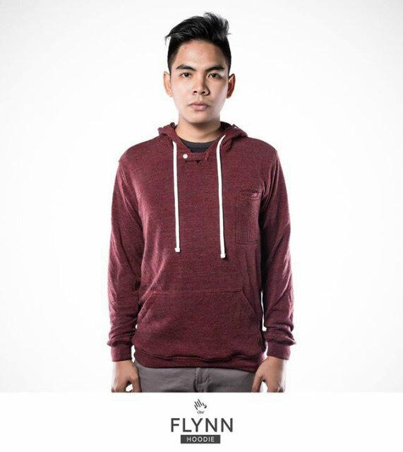 [OBS!] #HOODIE Red Maroon // 'FLYNN' - Available size: S-M-L-XL •