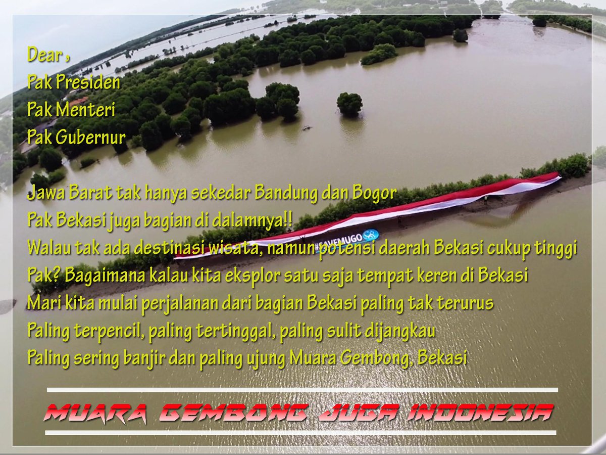 BekasiUrbanCity's tweet photo. via @arief_pinus: MUARA GEMBONG JUGA INDONESIA YANG HARUS DI SELAMATKAN! http://t.co/F53FXTjNZX