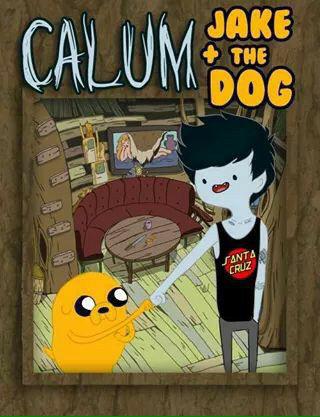 lamesyd's tweet photo. Wow okay accurate. 5sos as Adventure Time characters http://t.co/zIinM1hLjJ