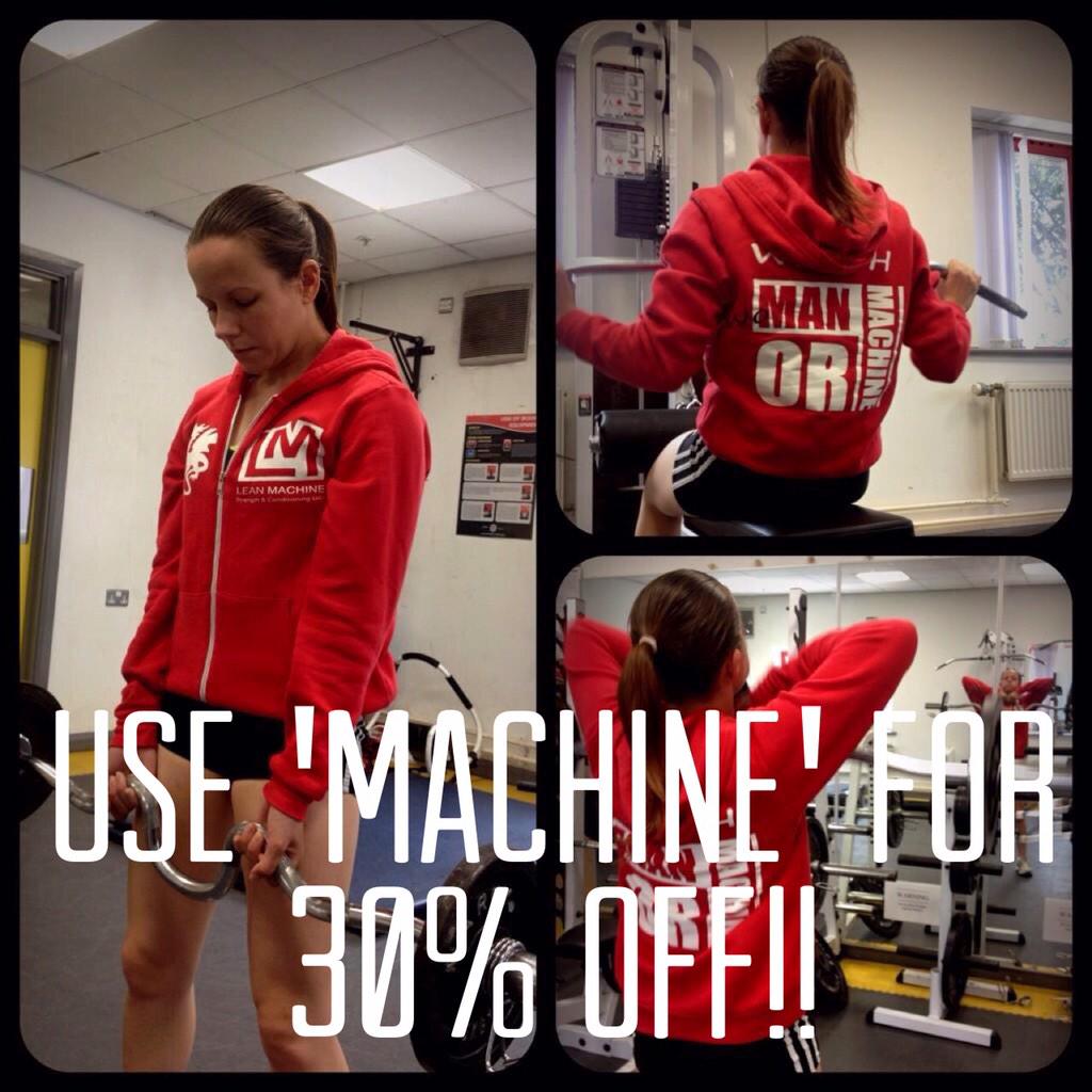 LeanMApparel's tweet image. End of season SALE

Use MACHINE at the checkout for 30% OFF
#LeanMachineArmy #SetTheTrend 👩💀💪
Feat @Lyndsey_PV