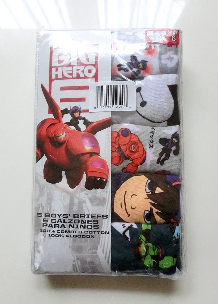 てばさき コストコに ベイマックスの男児用ブリーフ 売ってるんですか Rt え しかも8枚入り 私がアメリカamazonで買ったおパンツは5枚セットだったのに フレッドの大柄のやつ入ってなかったものー 買いたい買いたいー T