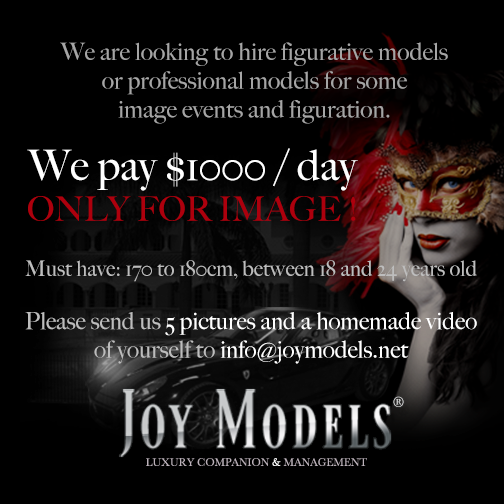 joymanagement's tweet photo. We are looking to hire figurative models for some events. We pay $1000 / day ONLY FOR IMAGE ! #job #models #topmodels http://t.co/tH7CJdnpGP