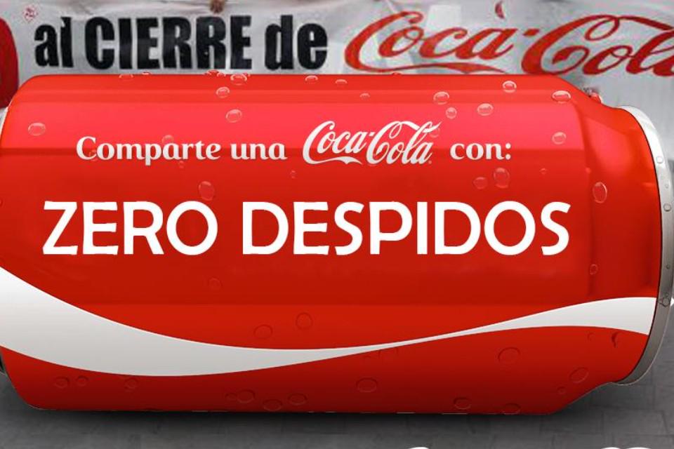 EsppeonzAguirre's tweet photo. Coca-Cola anuncia hasta 1.800 despidos para reducir costes #boicotacocacola http://t.co/ETAljjzmXd #boicotacocacola http://t.co/bJsjOJHGj3