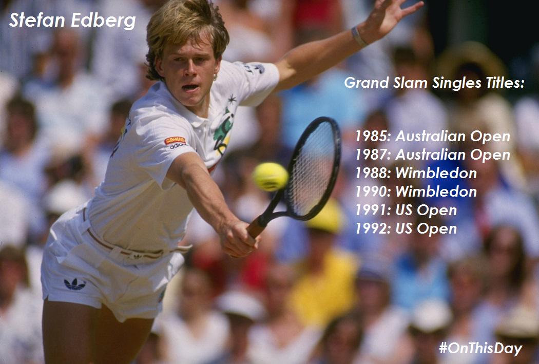 Happy Birthday 2x champ & coach, Stefan Edberg! 