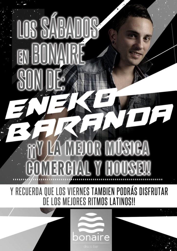 paradiselaudio's tweet photo. @ENEKOPARADISE lo va petar todo el mundo a primeras horas al #Bonaire y después a @paradiselaudio #laudiodefiesta http://t.co/no7kZiVHlK