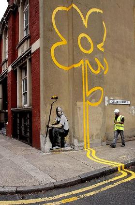 manutitti18's tweet photo. #Banksy 
#streetart http://t.co/q9VmH9eBe2