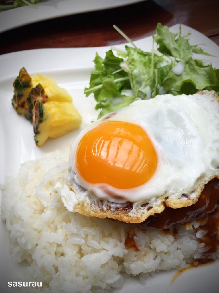 sasurau's tweet photo. 星野リゾート リゾナーレ西表島 でランチ。ロコモコ美味しかった！食後は e-up! で島内ドライブに。 #e_up! http://t.co/lf4yYdmR8d