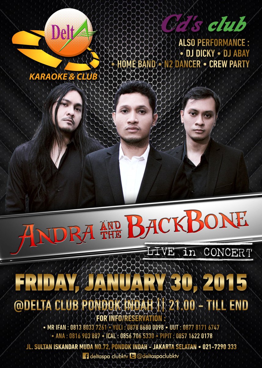 uton_46's tweet photo. "@ACARAJAKARTA: 30 jan 2014. @ABackBone  live in concert  @deltaspaclubktv Pondok Indah . @Der_potzki http://t.co/q4htIn7gM7"