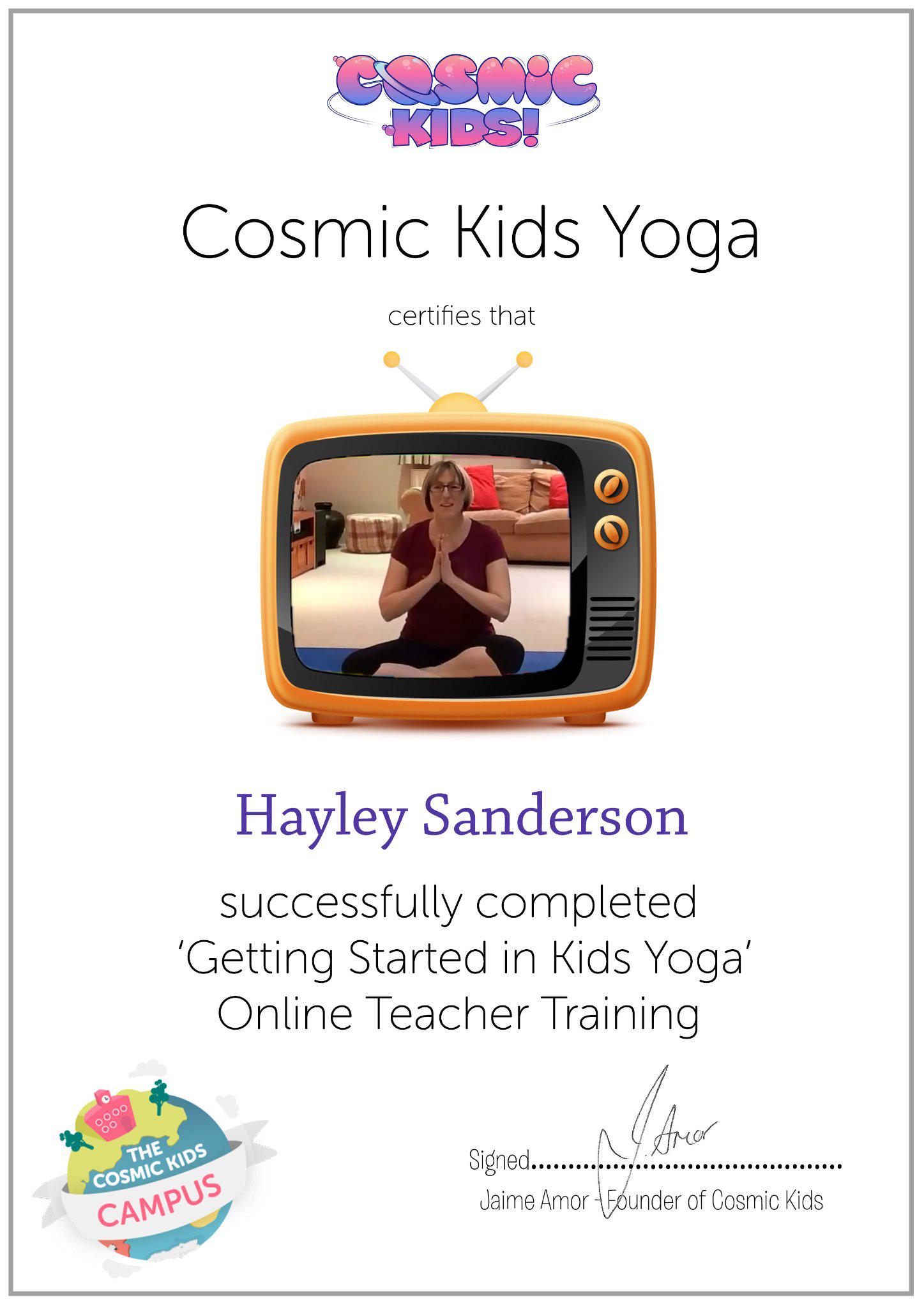 Namaste Kids Yoga on Twitter &quot;Received my CosmicKidsYoga