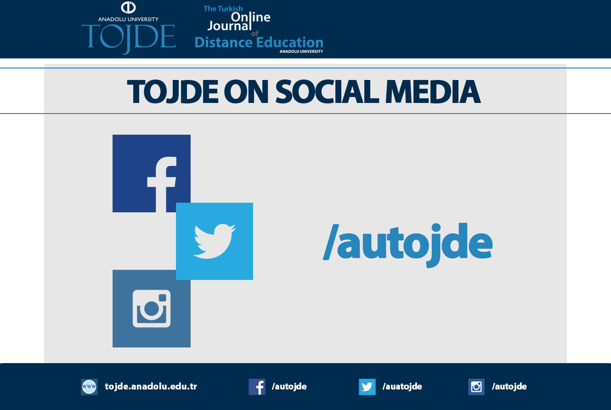 autojde's tweet photo. TOJDE on Social Media
#AnadoluUniversity #TOJDE #DistanceEducation http://t.co/Gc2aihPSER