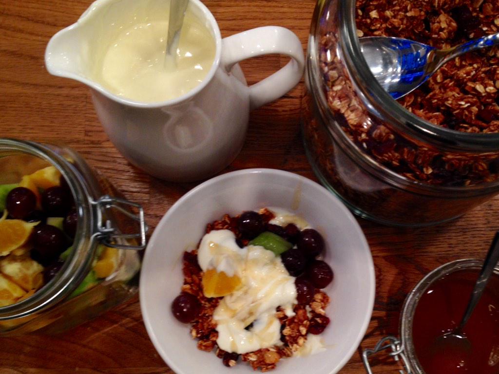 Now serving single origin granola with artisan yoghurt and specialty fruit. #brownsugar
