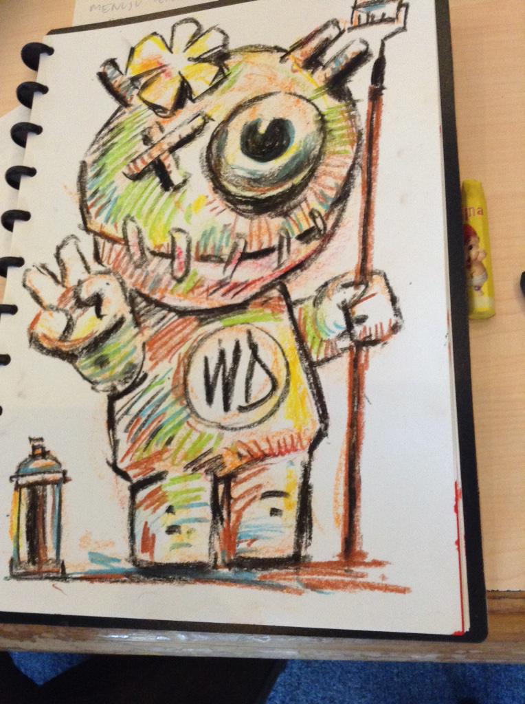 Nih hasilnya..keren euy,thanks <a href="/WDstreetart/">wd_wilddrawing</a> nice pic #DNJbali