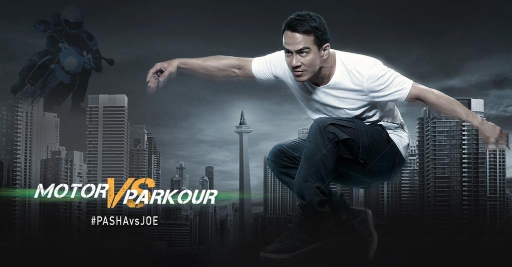 Joe_Taslim's tweet photo. RT twit ini untuk dukung #TeamTaslim jadi pemenang di aksi seru Motor vs Parkour lawan @PashaOfficial_ #PASHAvsJOE http://t.co/ae8OqyRqkt