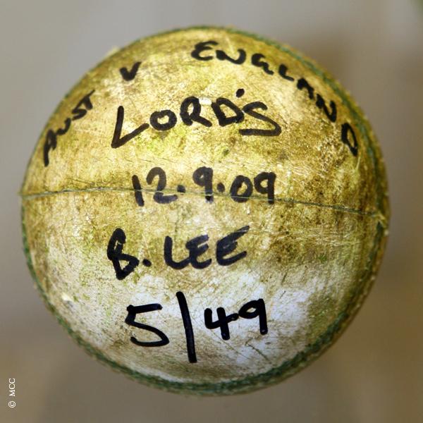 .<a href="/BrettLee_58/">@BrettLee_58</a> twice took a five-for in an ODI at Lord's. He loaned the MCC Museum the match ball in '09 #LoveLords