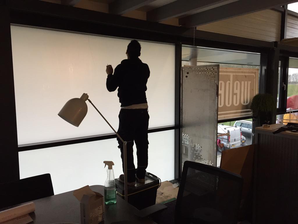 InProMatter's tweet image. Momenteel weer bezig met realisatie van een xl video projectie langs een drukke snelweg. 12m2 projectie van content