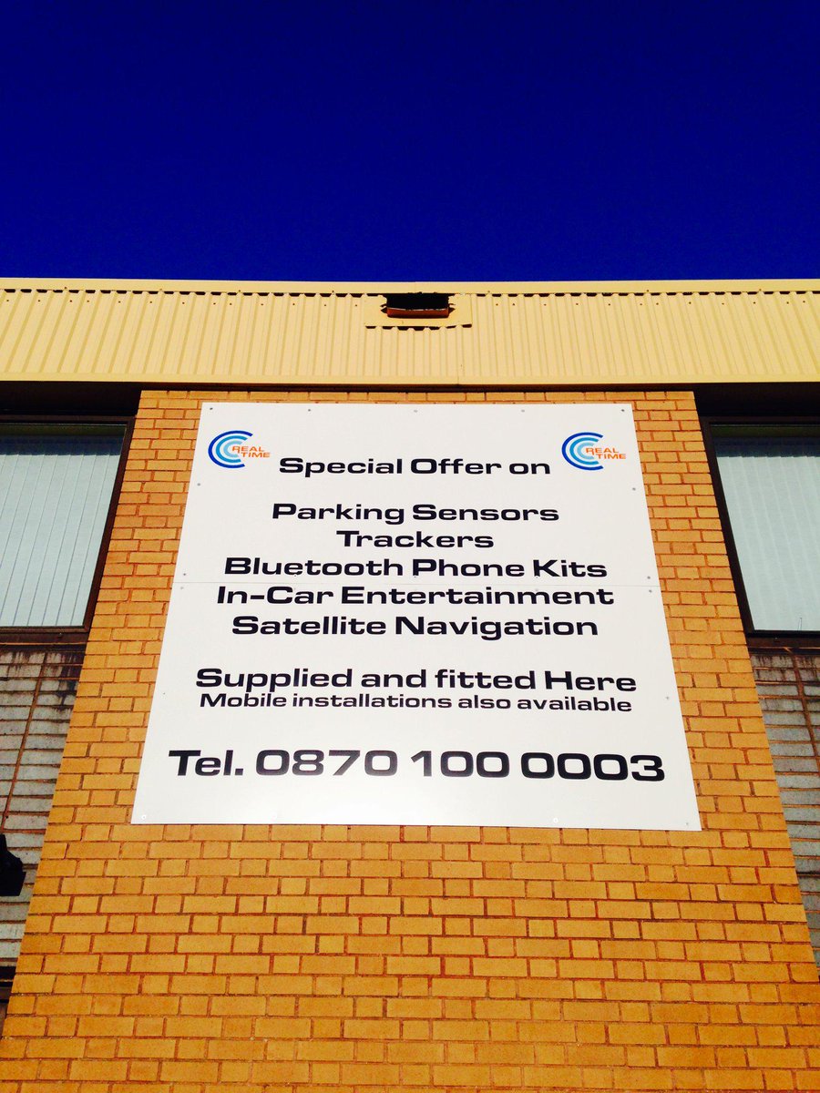 RealTimeInstall's tweet image. Sunny day at the office today. #offers #navigation #Bluetooth #parkingsensors #tracking #Letchworth #Nationwide