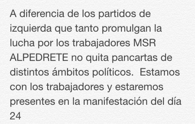 MSRAlpedrete's tweet photo. Desde MSR ALPEDRETE Queremos comunicar @AfectadosGigant #GIGANTE http://t.co/Zb9FjqF2f4