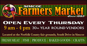 Come visit us today at the Simcoe Farmers Market!