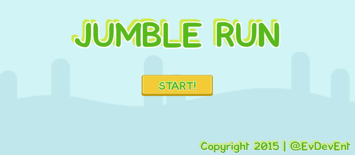 EvDevGames's tweet image. Its official! I am pleased announce the name of new game! Jumble Run will be available early 2015 #gamedev #indiedev