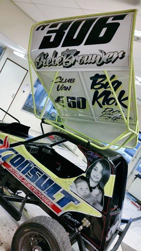 f1stockcar's tweet photo. #H306 Siebe Brouwer new car build by the klok brothers #chrissigns http://t.co/OllILf6pbH
