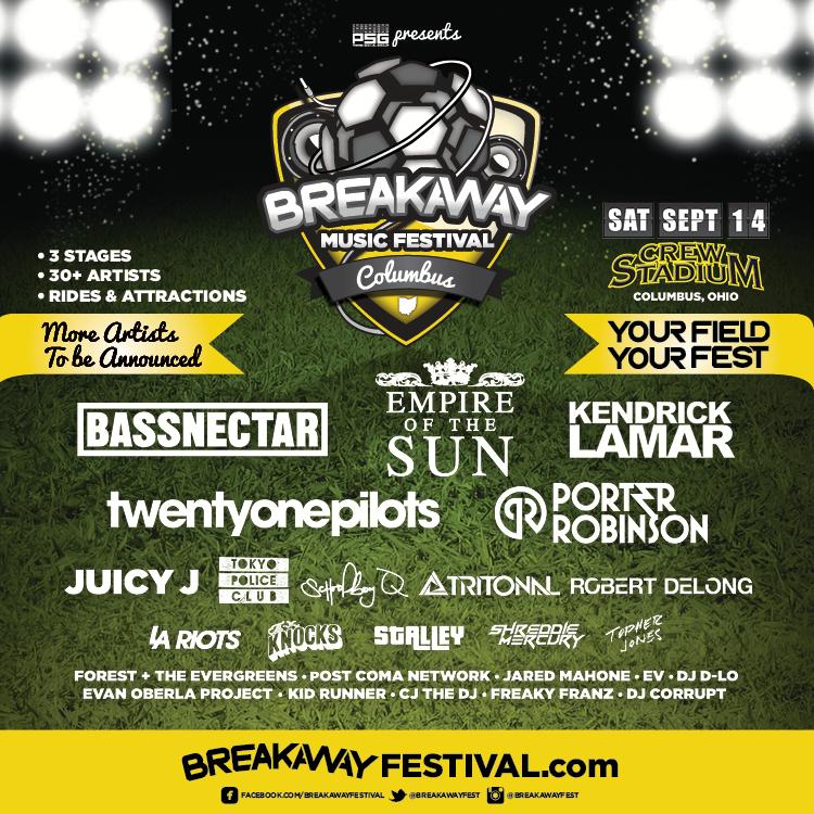 breakaway music festival columbus