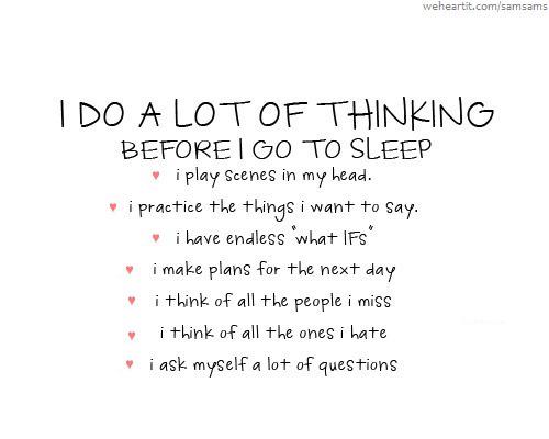 Before i go to sleep