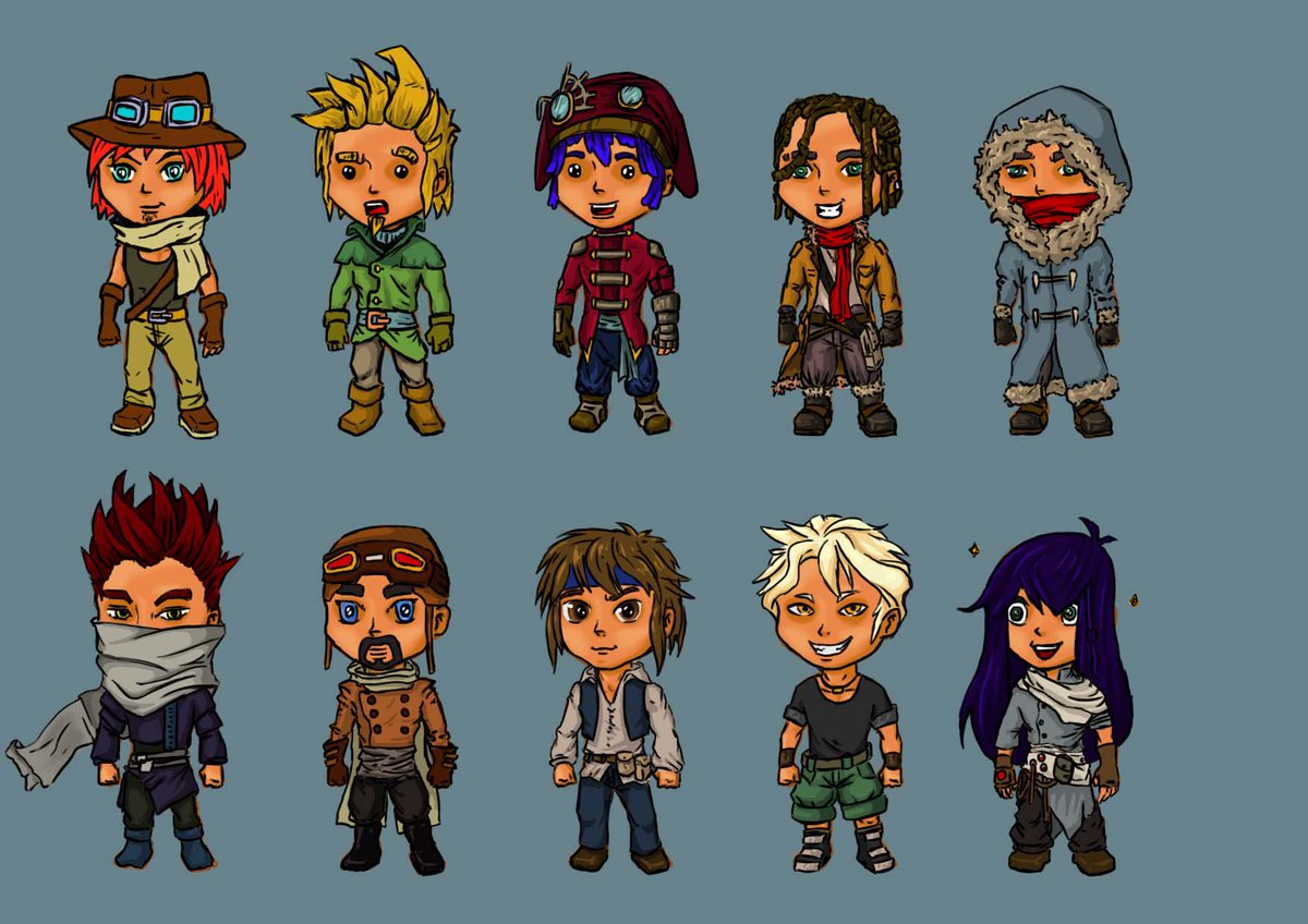 Team_antarka's tweet image. Character design by Adrien VENNET (demogia) for our new game on #craftstudio @CraftStudioFR @craftstudiodev