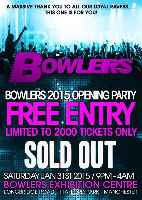 ThisIsBowlers's tweet photo. Have you got a ticket? What a way to kick off 2015.... No messing, let's party! #RT http://t.co/wM5HSq0Jmv
