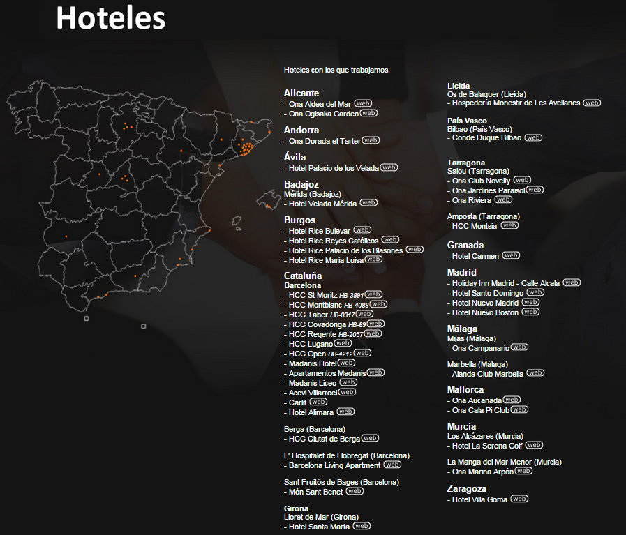 sumahospitality's tweet photo. ¿Conoces ya, con qué hoteles trabajamos? Echa un vistazo a nuestra página web: http://t.co/nw7JhnGAZo http://t.co/zANZHJJgD5