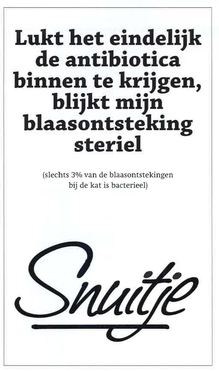 Was Snuitjes dierenarts maar met PhytoTreat Cysticat-Extra begonnen......
phytotreat.nl/pages/voor-die…