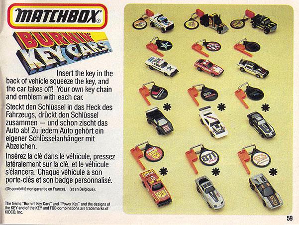 matchbox key cars