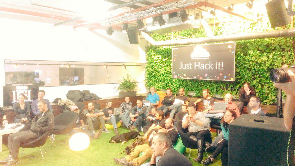 Rachelyehe's tweet photo. Let the Dev Hack begin. So excited to host #Azure #IoT #Hackathon in #Israel.10X @ironSourceGroup. ✌ #AzureTLV http://t.co/RY5bGIVpT6