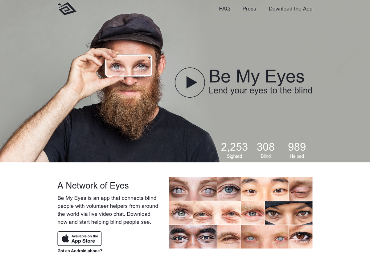 Be My Eyes: Lend your eyes to the blind producthunt.com/posts/be-my-ey… via <a href="/robjama/">Robleh</a> on @producthunt