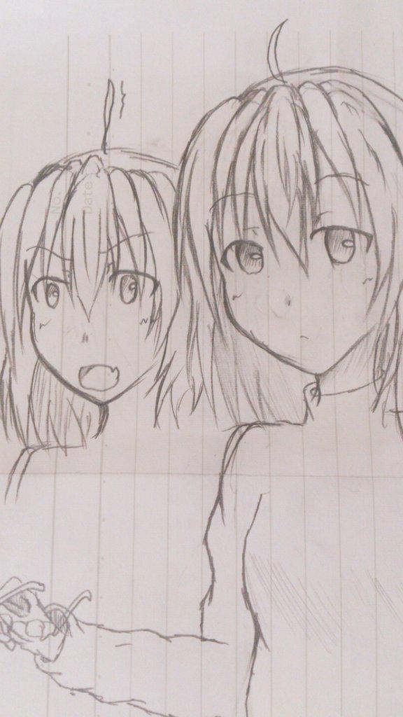 勉強の合間に描いた絵

絵柄を少し変えてみた……難しいね 