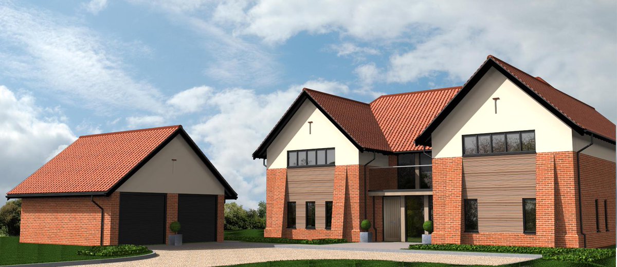Our RIBA Architects conceptual design for large house in the countryside #Kingslynn #architecture #design <a href="/RIBA/">Royal Institute of British Architects</a>