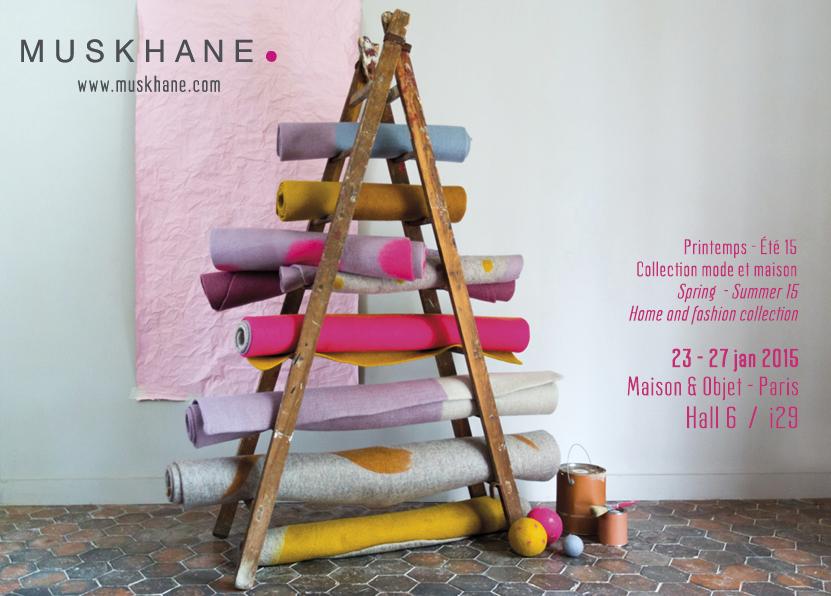 MUSKHANEparis's tweet photo. #MUSKHANE est sur le salon #MAISONETOBJET du 23 au 27/01/15, Hall 6 Stand i29, http://t.co/w2EFW9oKB1. http://t.co/y2HXrytbZ8