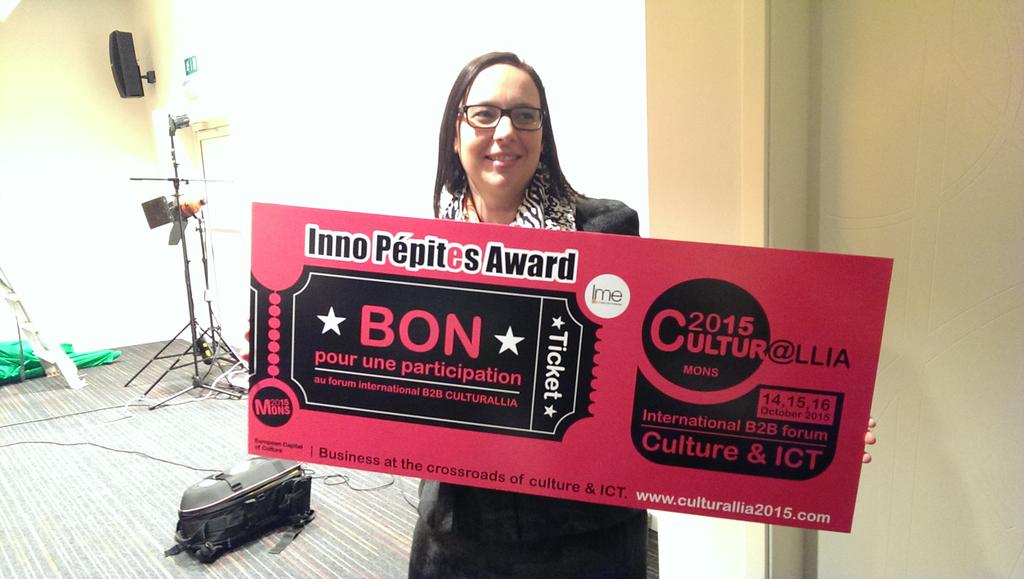InfoPME's tweet photo. Qui gagnera le prix @CULTURALLIA2015 ce soir au Inno Pépites Award 2014?... Réponse dans qques heures..#IPA14 http://t.co/1Y6mlIniAT