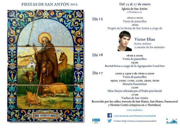 VictorEliasCF's tweet photo. Hoy dando el pregón de las fiestas de San Anton a las 18:00 http://t.co/UgaHjYZfOr
