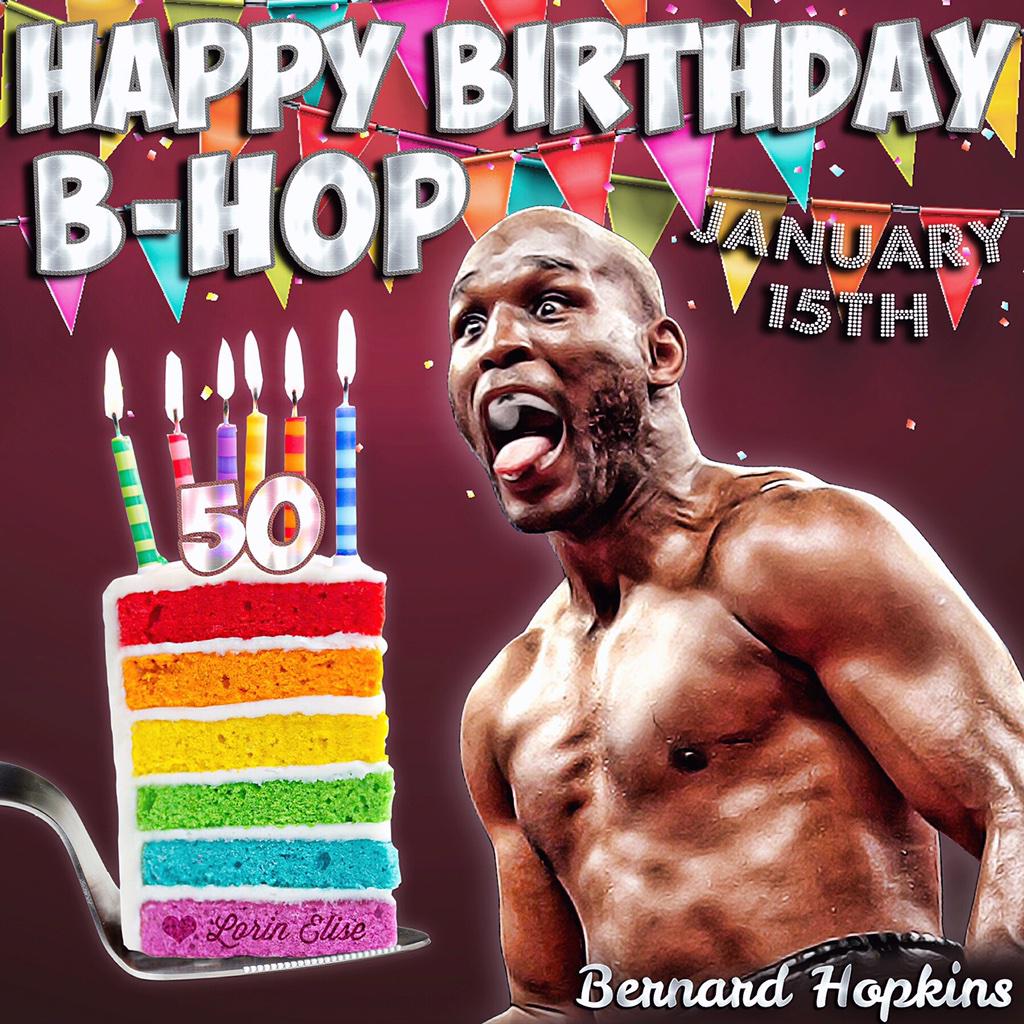Happy 50th Birthday to the legend himself, Bernard Hopkins      