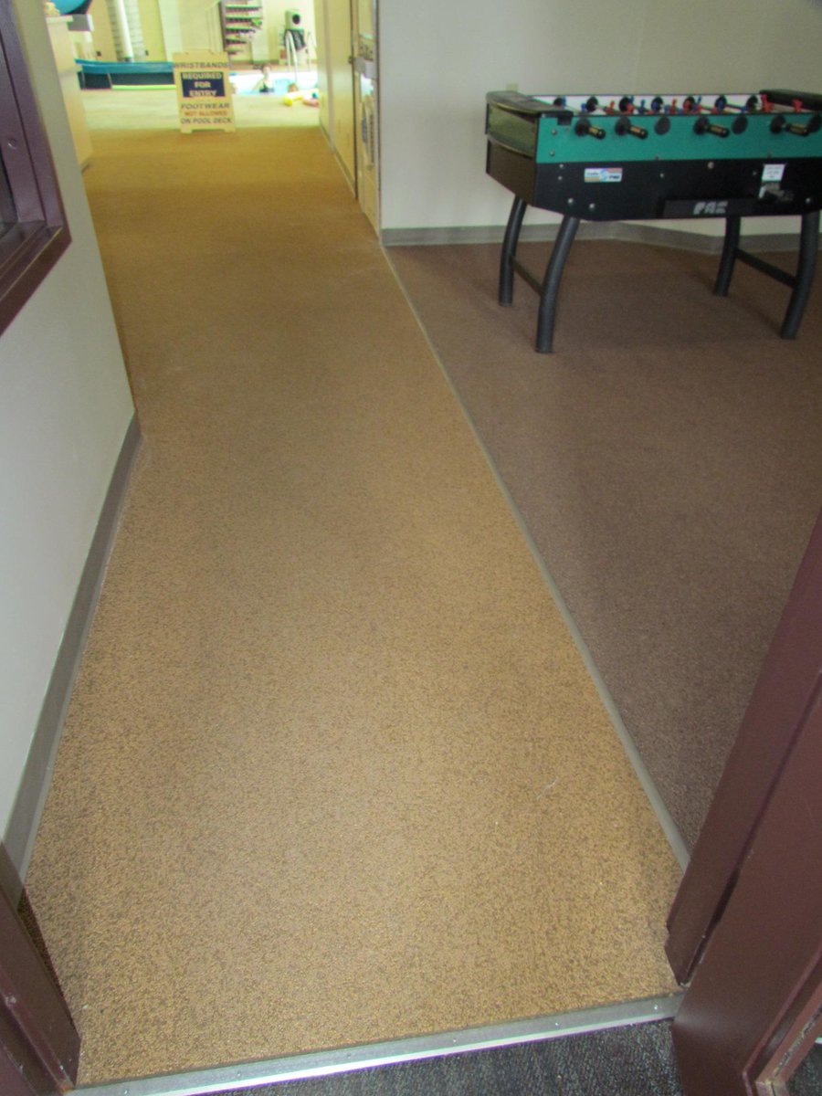 prairiesurface's tweet photo. The start of another #Rubaroc project at the #RussellInn,#weightroom & #entrance to #waterpark http://t.co/FckmNyHgpP