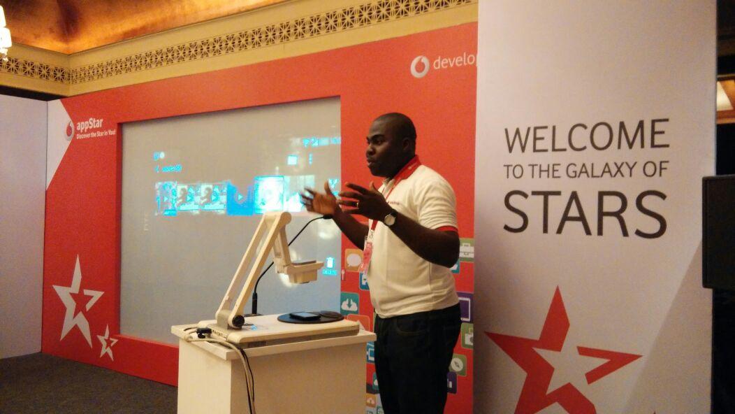 TelecelGhana's tweet photo. Live from Global #appStar competition in India.
Go Vodafone Ghana Go!
#appstargh winners, we wish them all the best! http://t.co/5KgIQg2i0C